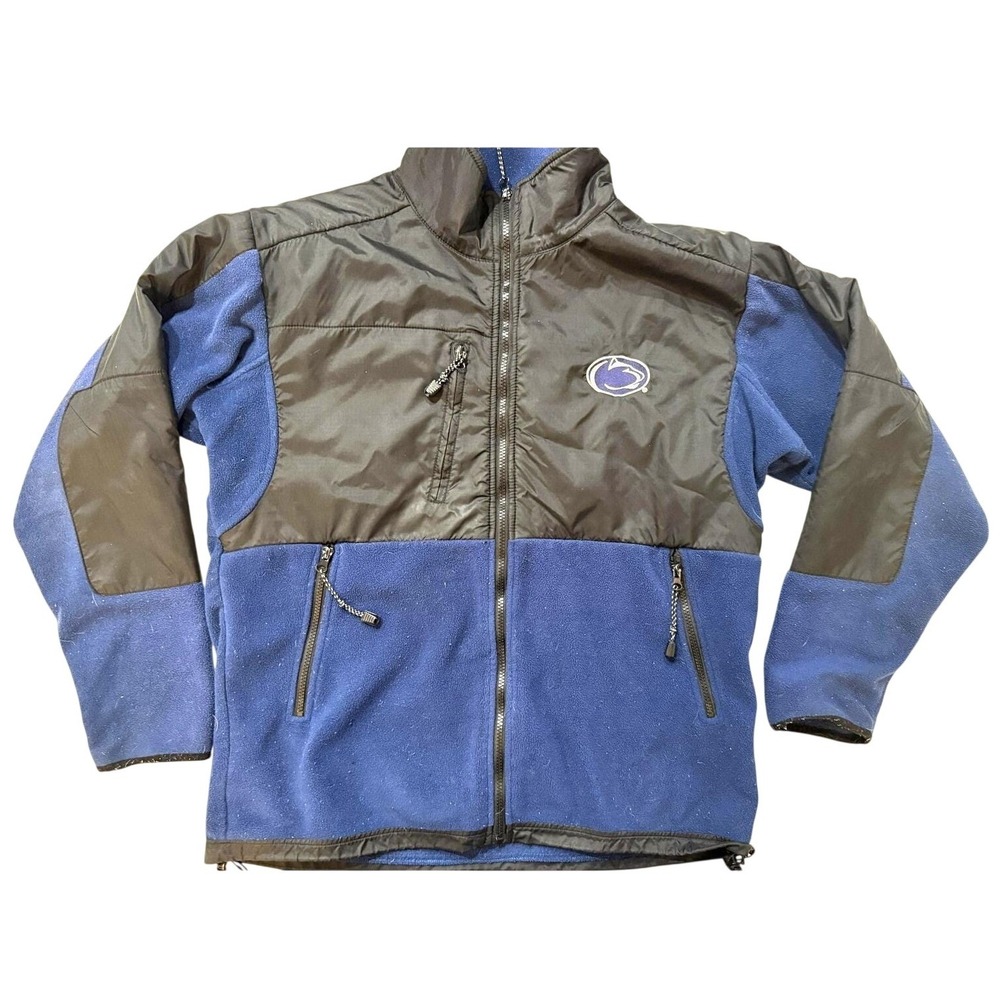 Vintage‎ 90s Penn State Jacket Mens LG Football Essex Fleece College Sportswear